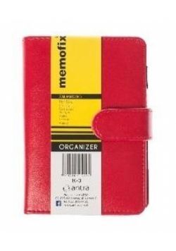 Organizer Memofix A6 K/SA czerwony
