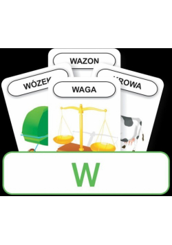 Karty Logopedyczny Piotruś Część XXIV - głoska W