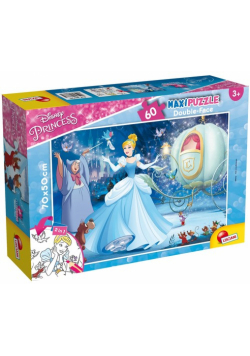 Puzzle dwustronne maxi Kopciuszek 60