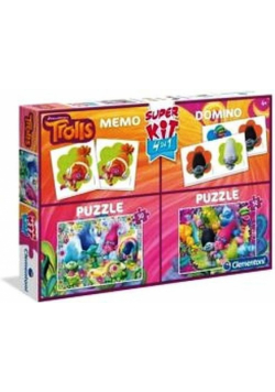 Super Kit Trolle Memo Puzzle Domino