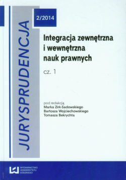 Jurysprudencja 2/2014. Integracja zewnętrzna i wewnętrzna część 1