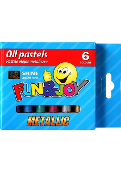 Pastele olejne metaliczne 6 sztuk