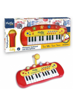 Keyboard elektroniczny z mikrofonem