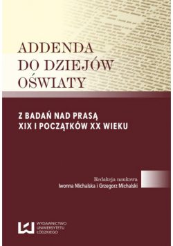 Addenda do dziejów oświaty