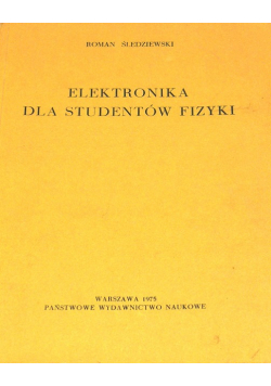Elektronika dla studentów fizyki