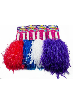 Pompony Cheerleaderskie 2sztuki mix kolor