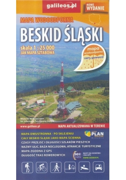 Mapa wodoodporna - Beskid Śląski 1:25 000 w.2018