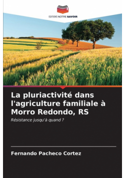 La pluriactivité dans l'agriculture familiale à Morro Redondo, RS