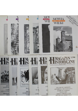 Magazyn Historyczny Mówią Wieki Nr 1 do 12  1990