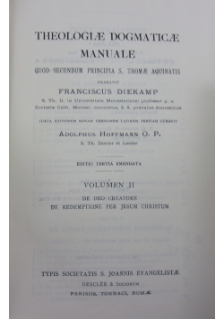 Theologiae Dogmaticae ,1949r.