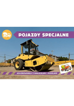 Pojazdy specjalne Kolorowanka z naklejkami