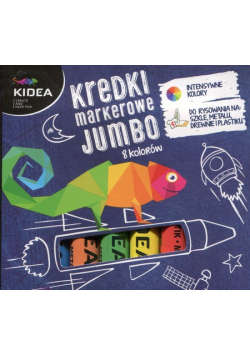 Kredki markerowe Jumbo 8 kolorów