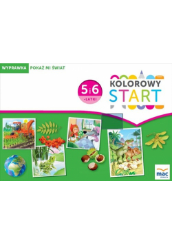 Kolorowy start 5 i 6 - latki Wyprawka Pokaż mi świat w teczce