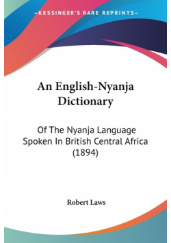 An English-Nyanja Dictionary