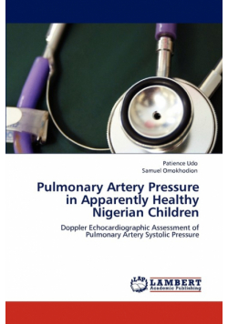 Pulmonary Artery Pressure in Apparently Healthy Nigerian Children