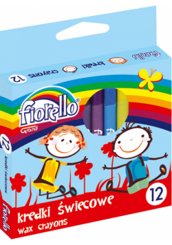 Kredki świecowe 12 kolorów
