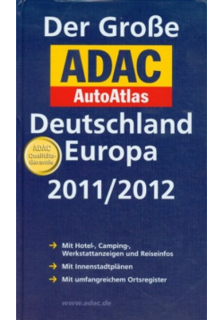 Der grosse adac autoatlas deutschland europa 2011/2012