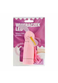 Wiatraczek led różowy