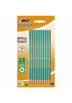 Ołówek bez gumki HB BIC Evolution Original 650 Large Blister 10 szt.