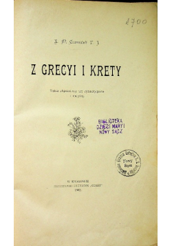 Z Grecyi i Krety 1902 r.