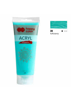 Farba akrylowa Studio 200 ml turkusowy Happy Color