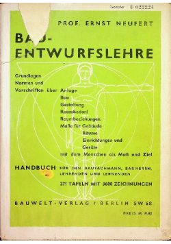 Bau  entwurfslehre 1942 r.