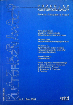Przegląd kulturoznawczy nr 2