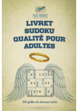 Livret Sudoku qualité pour adultes | 240 grilles de niveaux variés