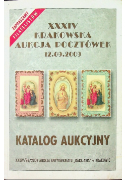 XXIV Krakowska Aukcja Pocztówek 2009 Katalog aukcyjny XXXIV 86