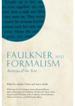 Faulkner and Formalism