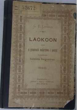Laokoon albo o granicach malarstwa i poezyi