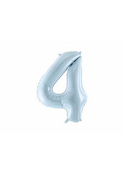 Balon foliowy 4 jasny niebieski 72cm