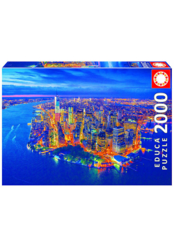Puzzle Nowy York, Manhattan widok z lotu ptaka 2000