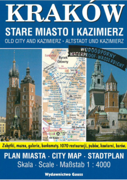 Plan miasta. Kraków, Stare Miasto i Kazimierz wyd. 12