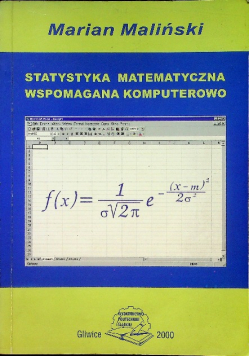 Statystyka matematyczna wspomagana komputerowo