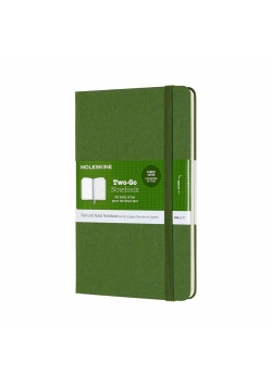Notes linia tw. TWO-GO, grass green MOLESKINE