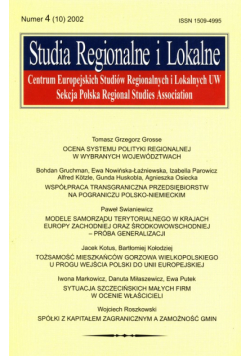 Studia regionalne i lokalne 4/2002