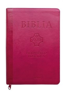 Biblia pierwszego Kościoła z paginatorami różowy