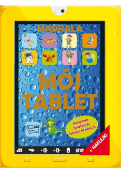Tablet z naklejkami Mądrala