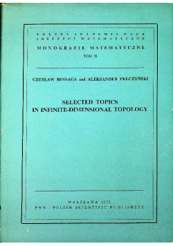 Selected topics in infinite dimensional topology
