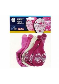 Balony Premium Księżniczk 5 sztuk