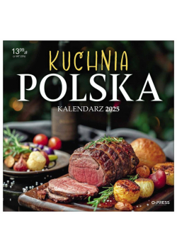 Kalendarz 2025 Kuchnia Polska ścienny