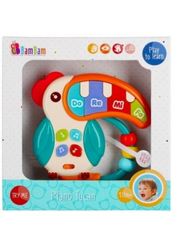 Pianinko tukan kolorowe BAM BAM