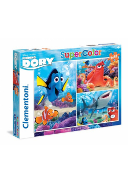 Puzzle SuperColor Gdzie jest Dory 3x48