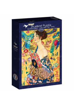 Kobieta z wachlarzem Klimt Puzzle 2000