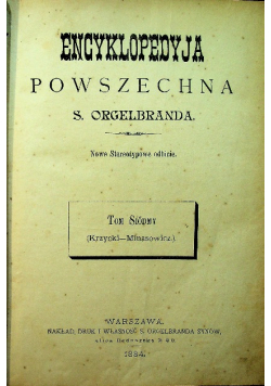 Encyklopedyja powszechna Tom VII 1884 r.