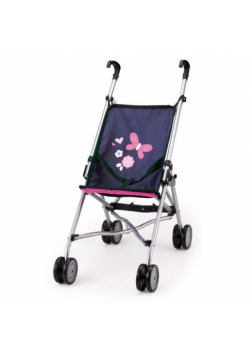 Wózek spacerówka dla lalek granatowy Buggy