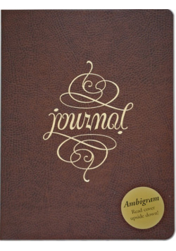 Notatnik Skóra Ambigram