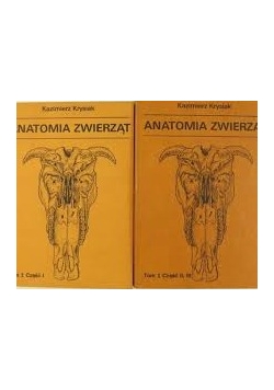 Anatomia zwierząt, zestaw 2 książek
