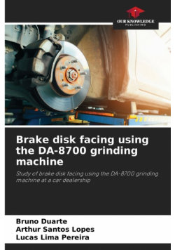 Brake disk facing using the DA-8700 grinding machine
